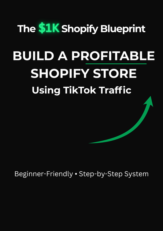 Build a Profitable Shopify Store in 30 Days Using TikTok — Even If You’re Starting From Zero